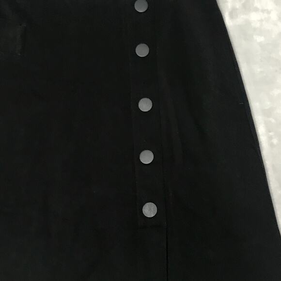 Cabi Utility Skirt Womens 6 Black Ponte Knit Retro Mod Mini Stretch Pockets 3218 - Picture 3 of 9